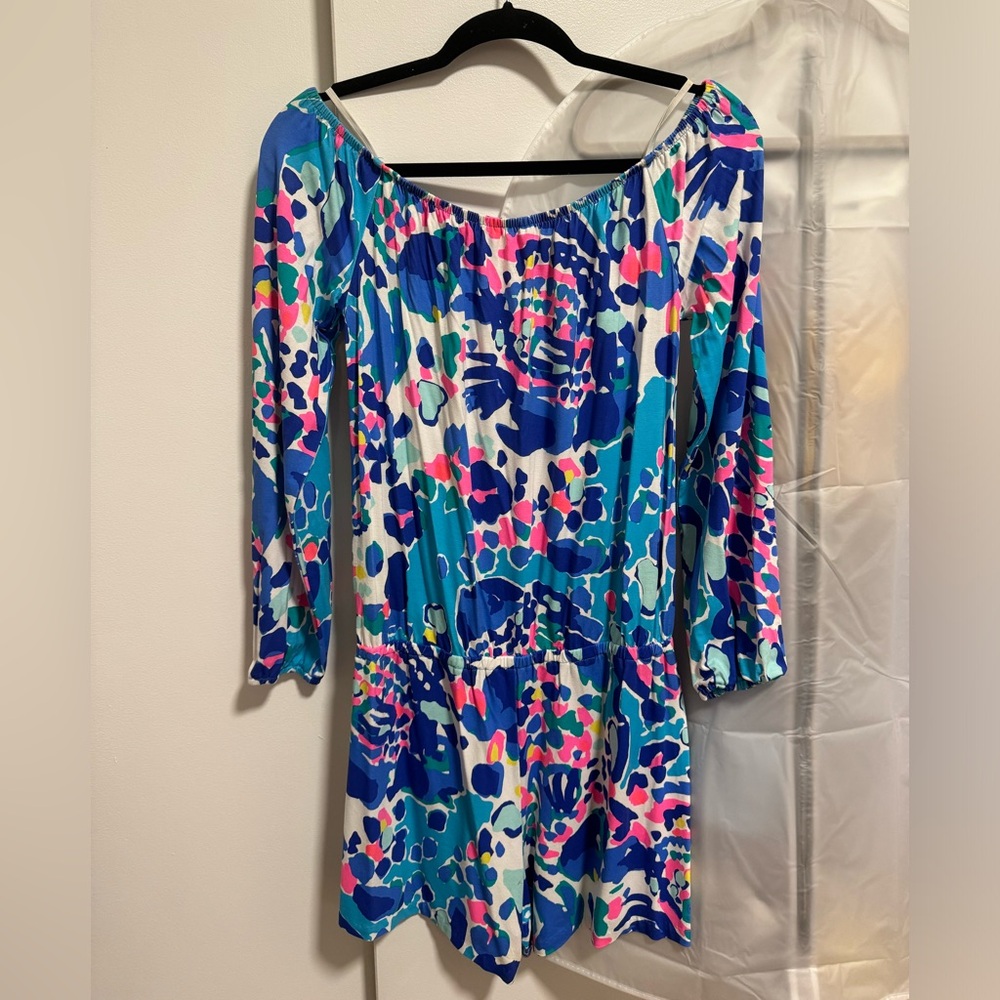 ⛔️SOLD⛔️ Lilly Pulitzer strapless romper – EUC